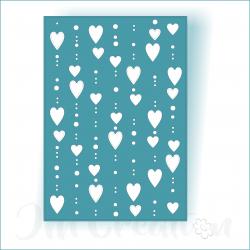 Herzregen - Stanzschablone